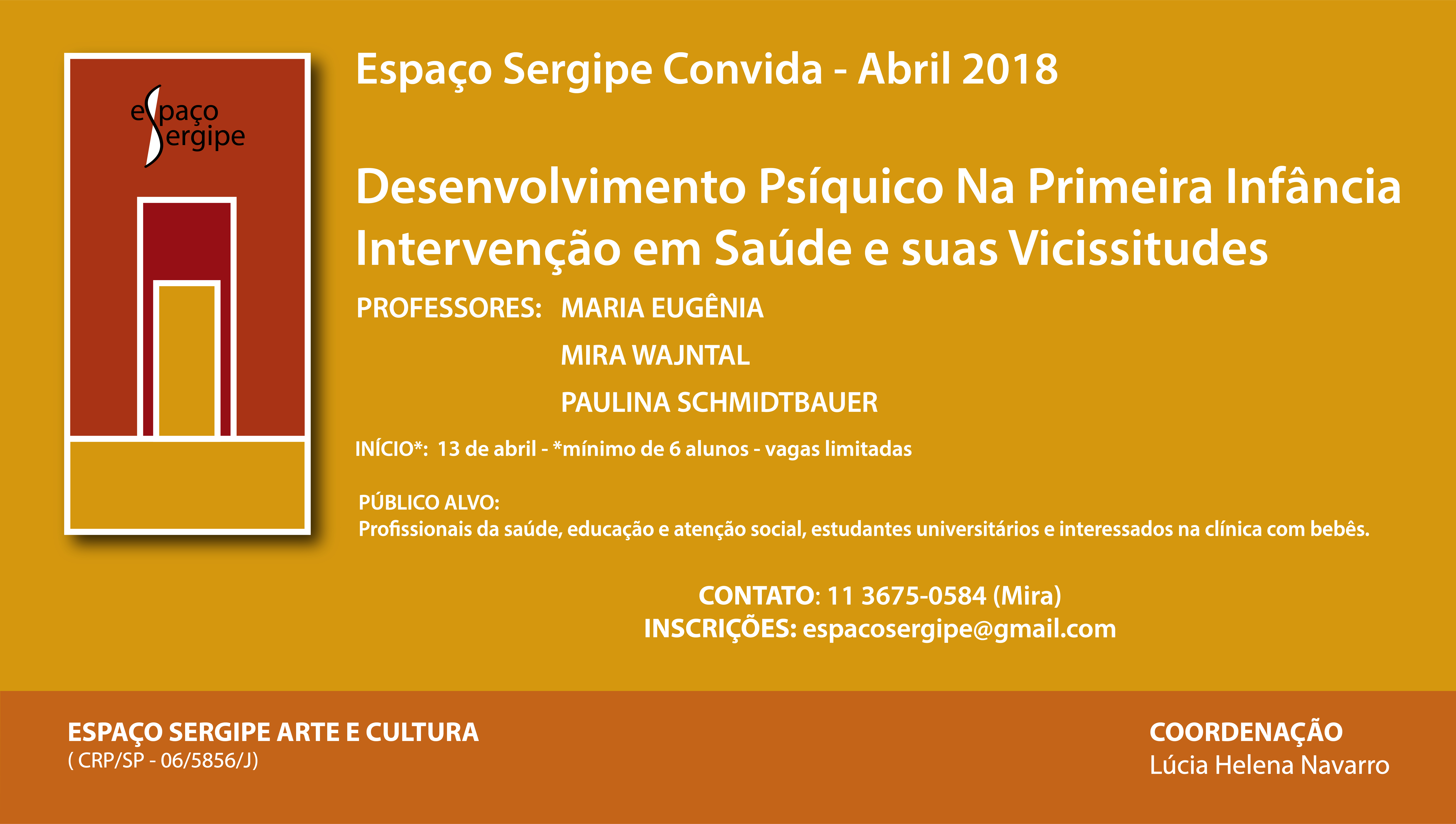 Desenvolvimento Psíquico na Primeira Infância 2018